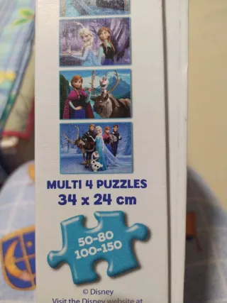 Frozen 4 Puzzles en 1 Educa