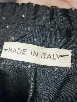 Pantalón fiesta lentejuelas negro XXL