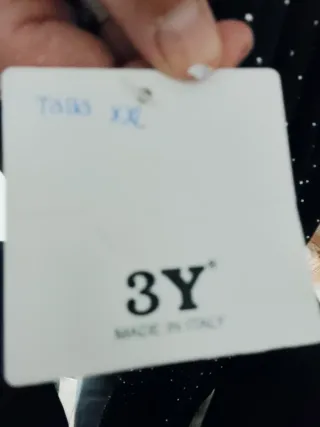 Pantalón fiesta lentejuelas negro XXL