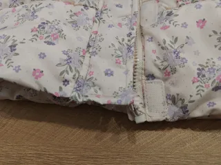 Cappottino imbottito bambina fantasia floreale