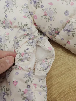 Cappottino imbottito bambina fantasia floreale