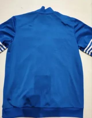 Chaqueta Adidas Azul con Rayas Blancas