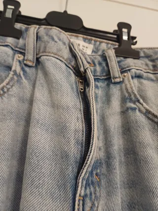 Pantalón vaquero ancho Pull&Bear