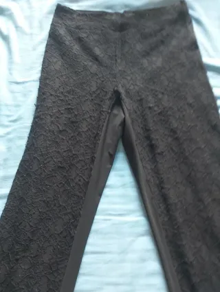 Leggings pizzo nero Dola M
