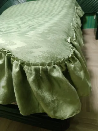 Edredón cama de matrimonio con volantes