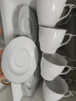 Juego café 12 porcelana china