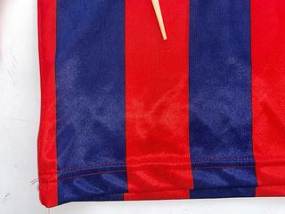 Maglia calcio WBS acetata rosso blu - numero 10