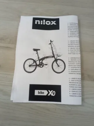 Nilox, Bike X0, Bicicleta Plegable para  Adultos