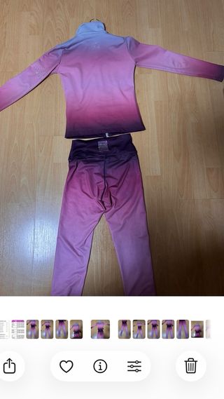 Conjunto Axel Mallas y Chaqueta Talla 12