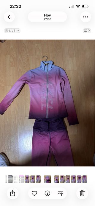 Conjunto Axel Mallas y Chaqueta Talla 12