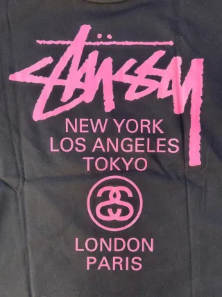 Camiseta Stussy Negra Talla M