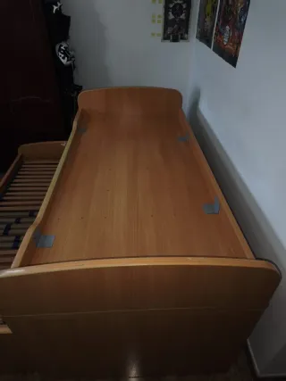 Cama Nido Madera con Cajones