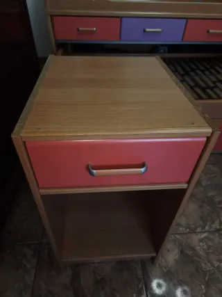 Cama Nido Madera con Cajones