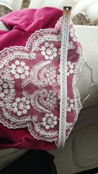 Cuerpo de fallera manga larga