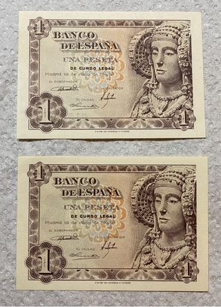 Colección Billetes España Siglo XX SC