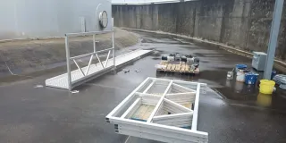 Andamio Colgante Aluminio 8 metros