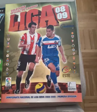 Álbum Colección Cromos Liga BBVA 08/09