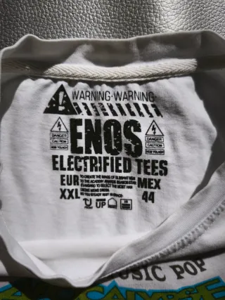 T-shirt ENOS Apocalypse Wow Branco