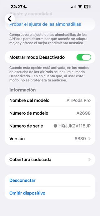 Apple AirPods Pro (2.ª generación) 77J99D