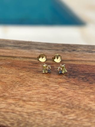 Pendientes Oro 925 Plata Chapada