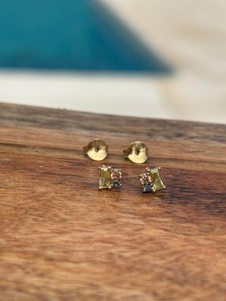 Pendientes Oro 925 Plata Chapada