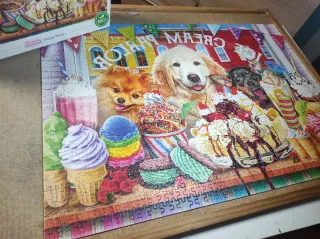 Puzzle Perros y Helados 1000piezas