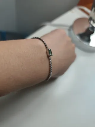 Pulsera Swarovski Matrix Tennis Verde