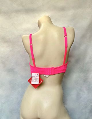 Top sujetador deportivo fucsia fitness talla M