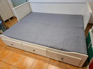 Cama Diván Ikea HEMNES con 3 cajones