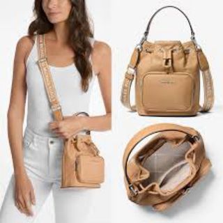Tracolla Michael Kors Beige/Marrone