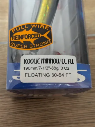 Sebile Koolie Minnow LL 190mm Señuelo Pesca Flotan