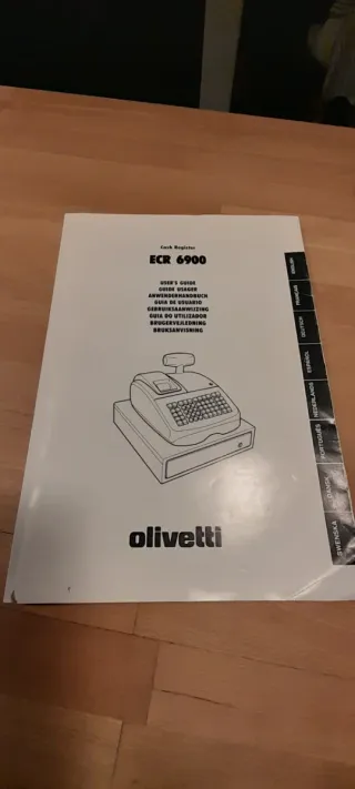 Caja Registradora Olivetti ECD 6930