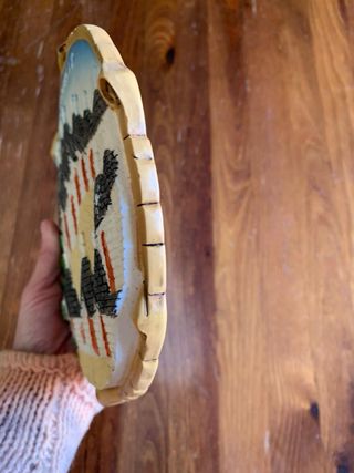 Decorazione da parete souvenir vintage in ceramica