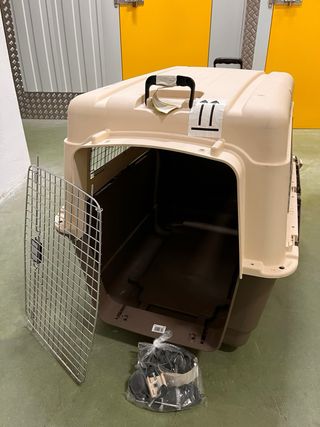Transportín Perro XXL Aviación Beige/Gris