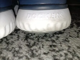 Zapatillas Dockers Azul y Blanco