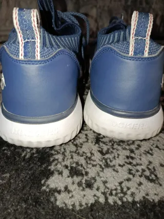 Zapatillas Dockers Azul y Blanco