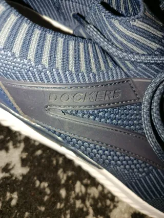 Zapatillas Dockers Azul y Blanco