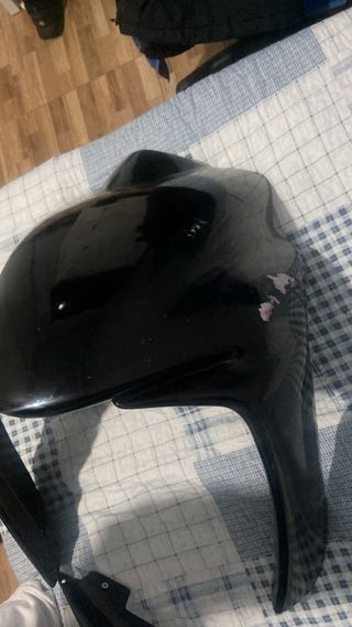 Carenado Fibra Competición Moto Negra
