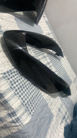 Carenado Fibra Competición Moto Negra