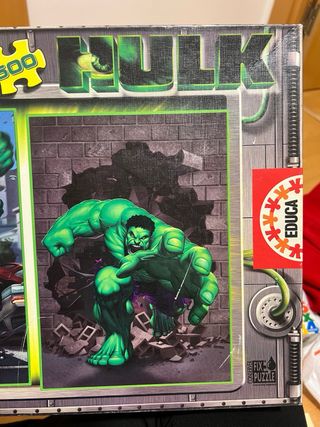 2 Puzzles Hulk 500 Piezas Educa
