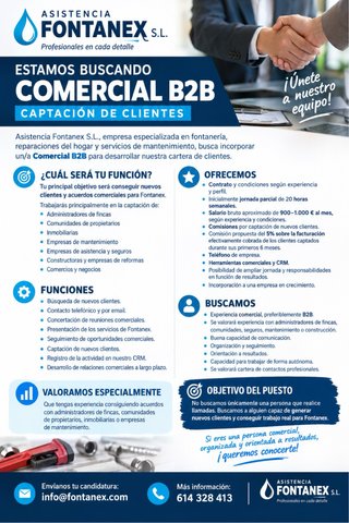 COMERCIAL B2B – CAPTACIÓN DE CLIENTES