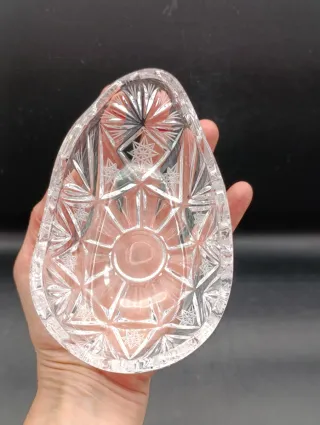 Cuencos de cristal tallado Bohemia