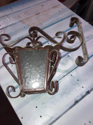 Lanterna vintage ferro battuto