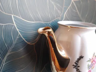 Cafetera de porcelana antigua Santa Clara