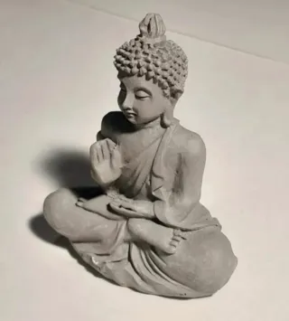 Figura Buda de Arcilla Sentado