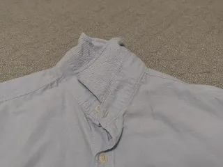 Camicia Fred Mello uomo blu con toppe