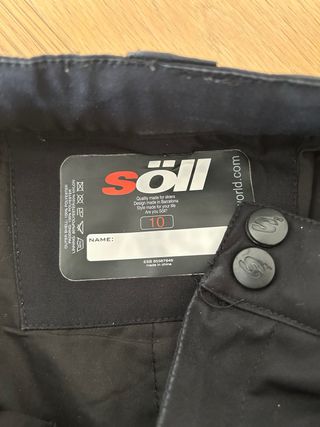 Conjunto Esquí Söll T-10 Rojo y Negro