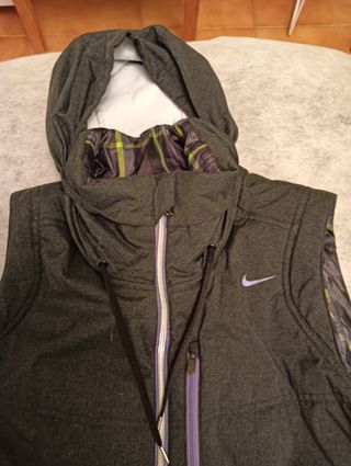 Chaleco Nike reversible mujer gris/morado