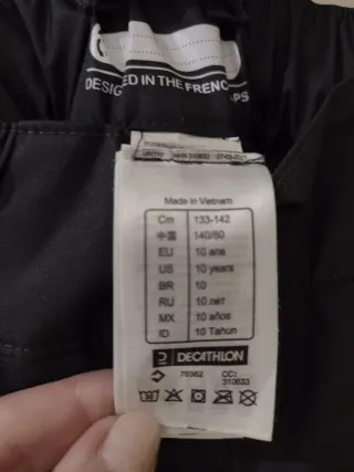 Pantalón de nieve con tirantes niñ@