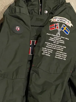 Chaqueta Geographical Norway niño verde